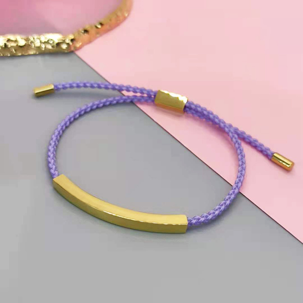 Gold   purple rope