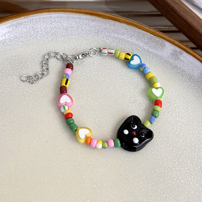 Black cat bracelet