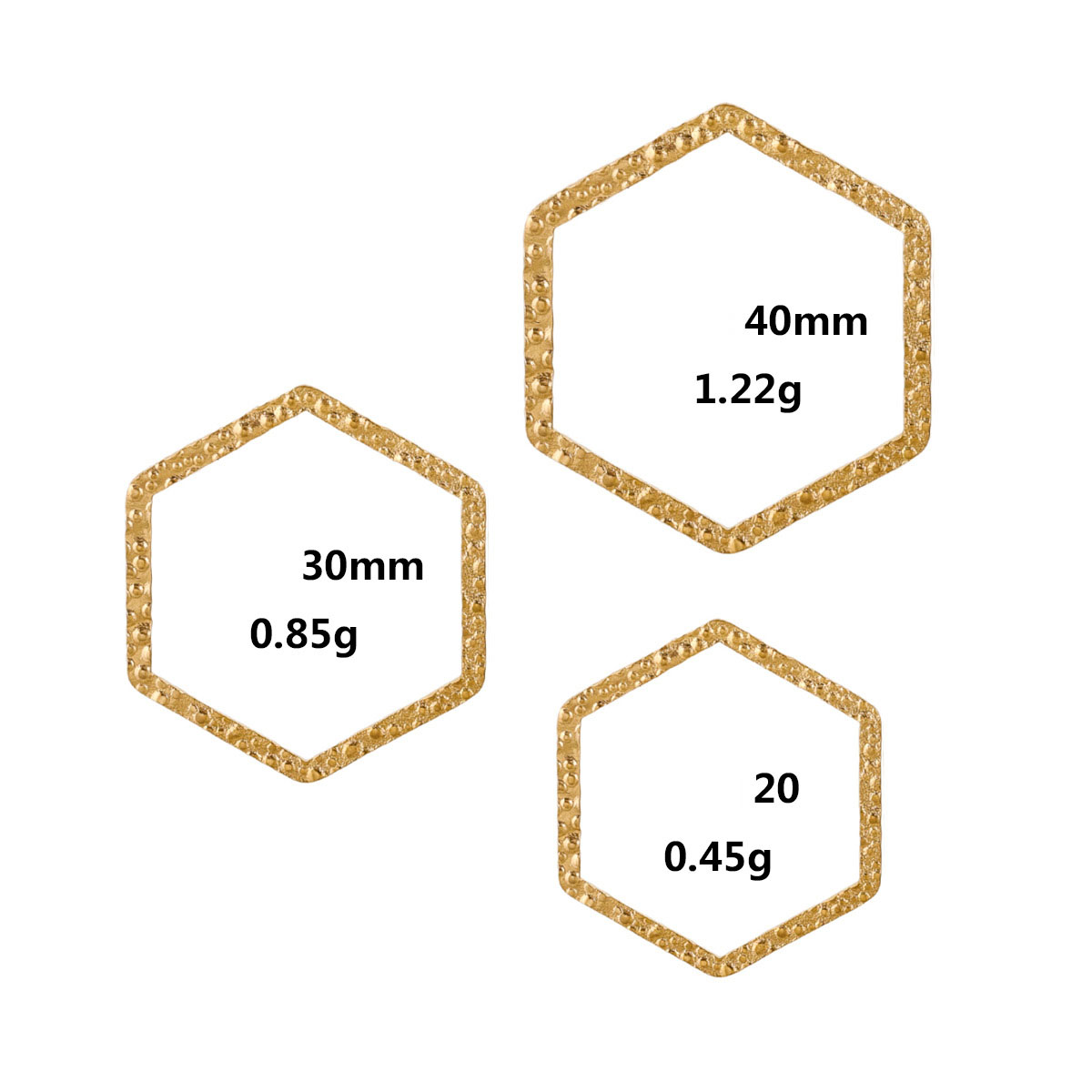 Hexagon - Gold