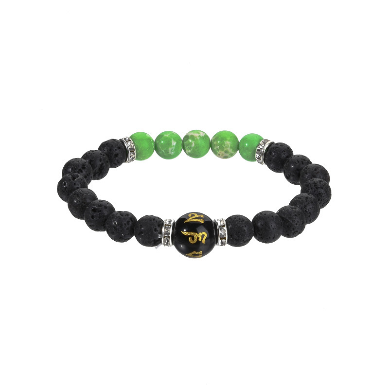 Lava beads green
