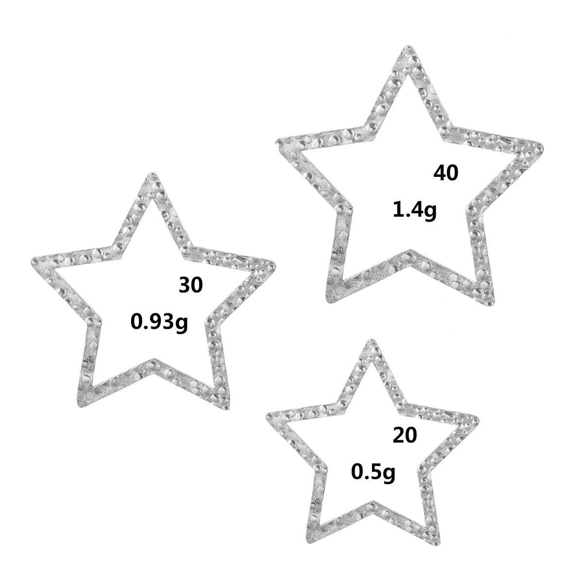 13:Pentacle Star - Steel Color