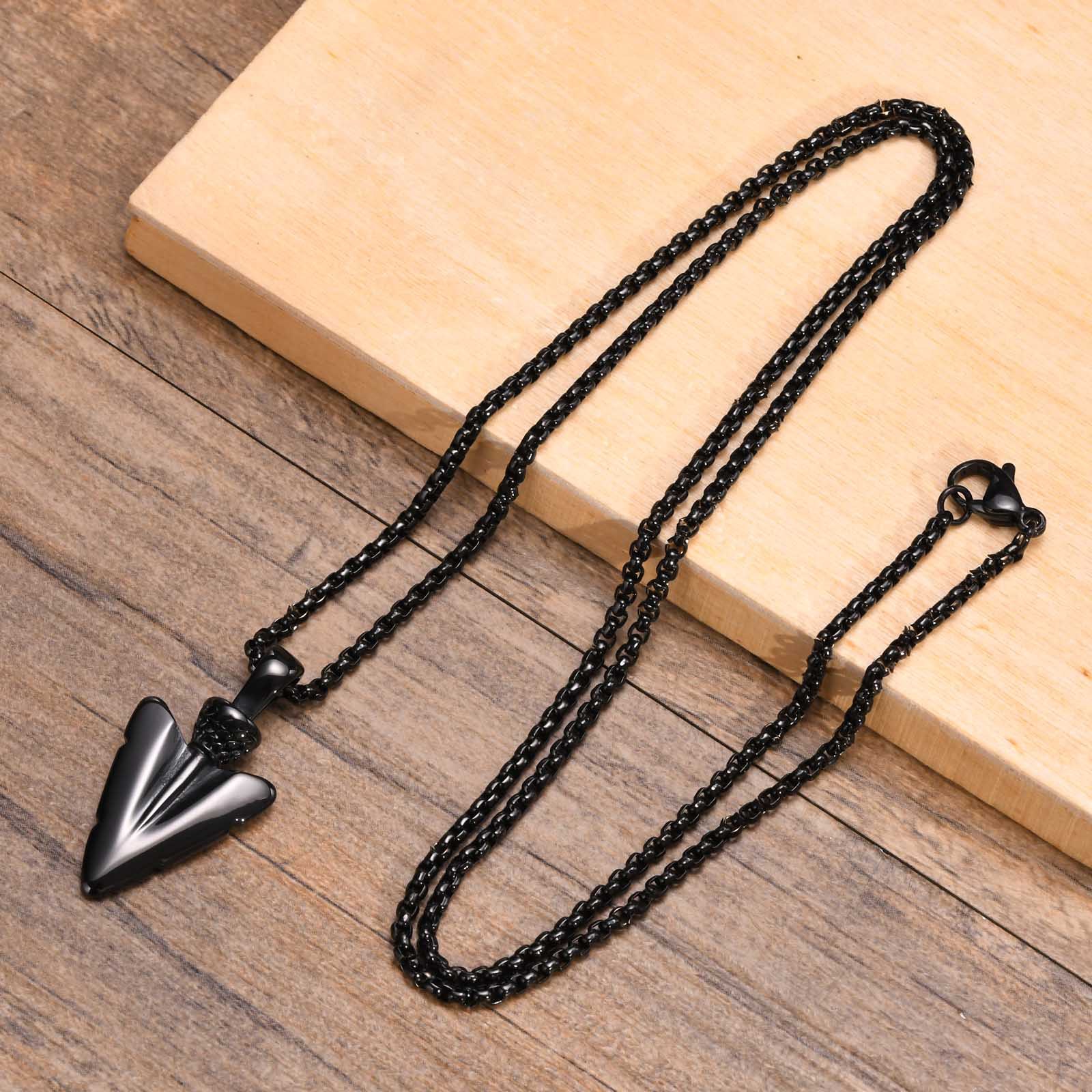 Black Pendant - with chain