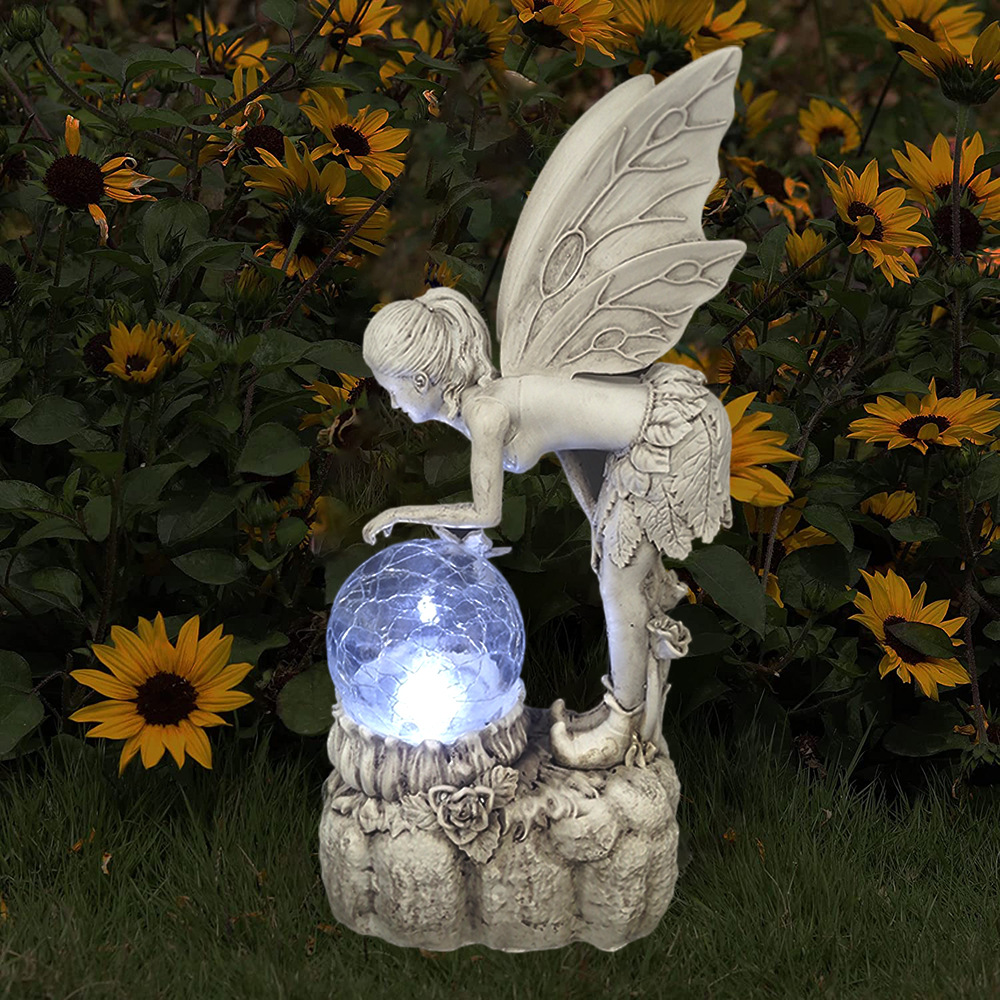 Standing Flower Fairy (white light)