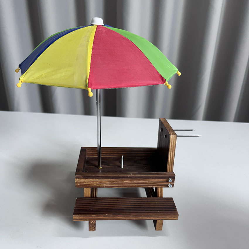 Burning color lengthening rod umbrella square plate