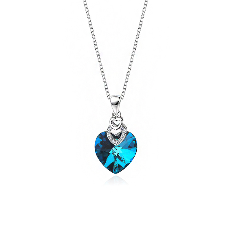 Necklace gradient blue-40:5cm