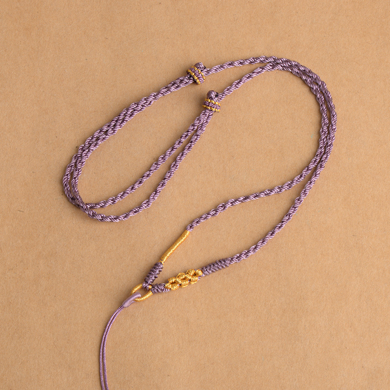 Grey purple gold coil
