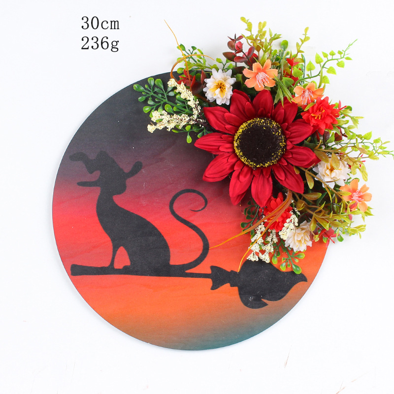 L3-22 Round red Sunflower 30CM