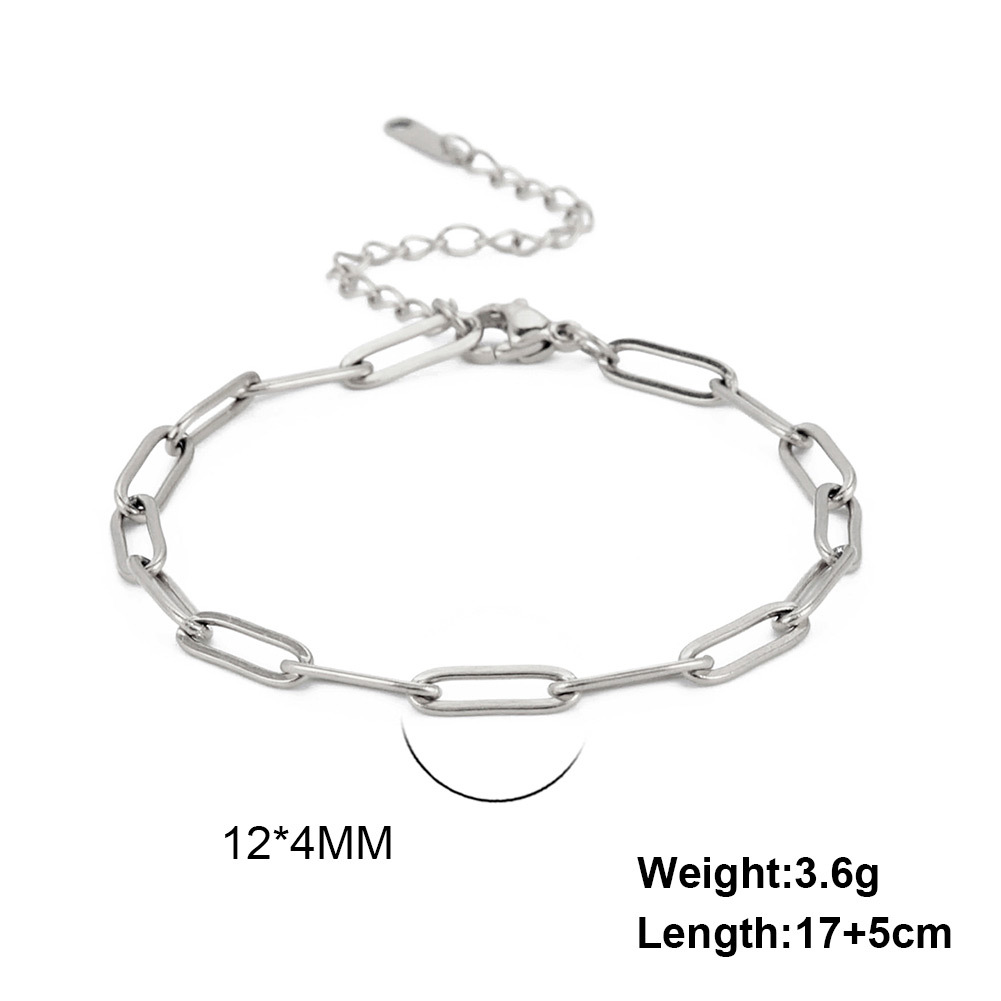 Steel bracelet   tail chain