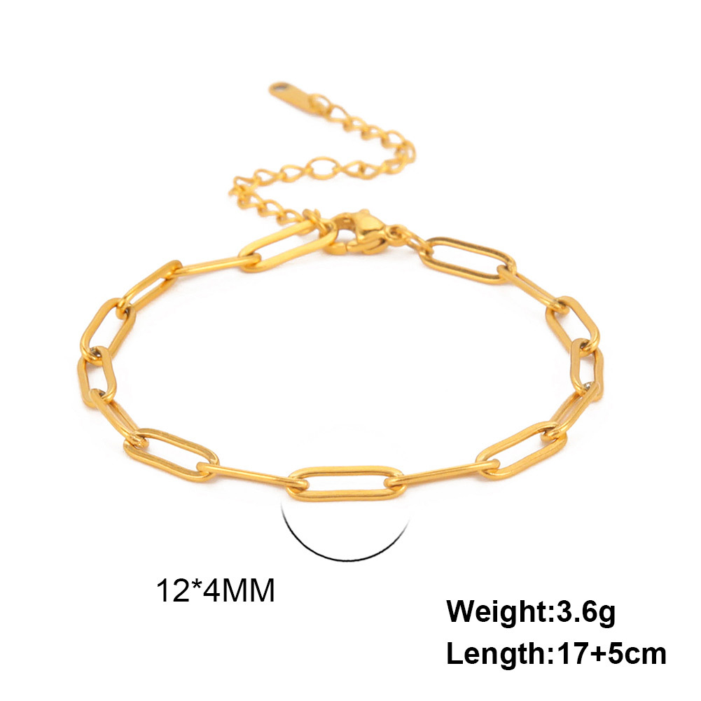 Gold bracelet   tail chain