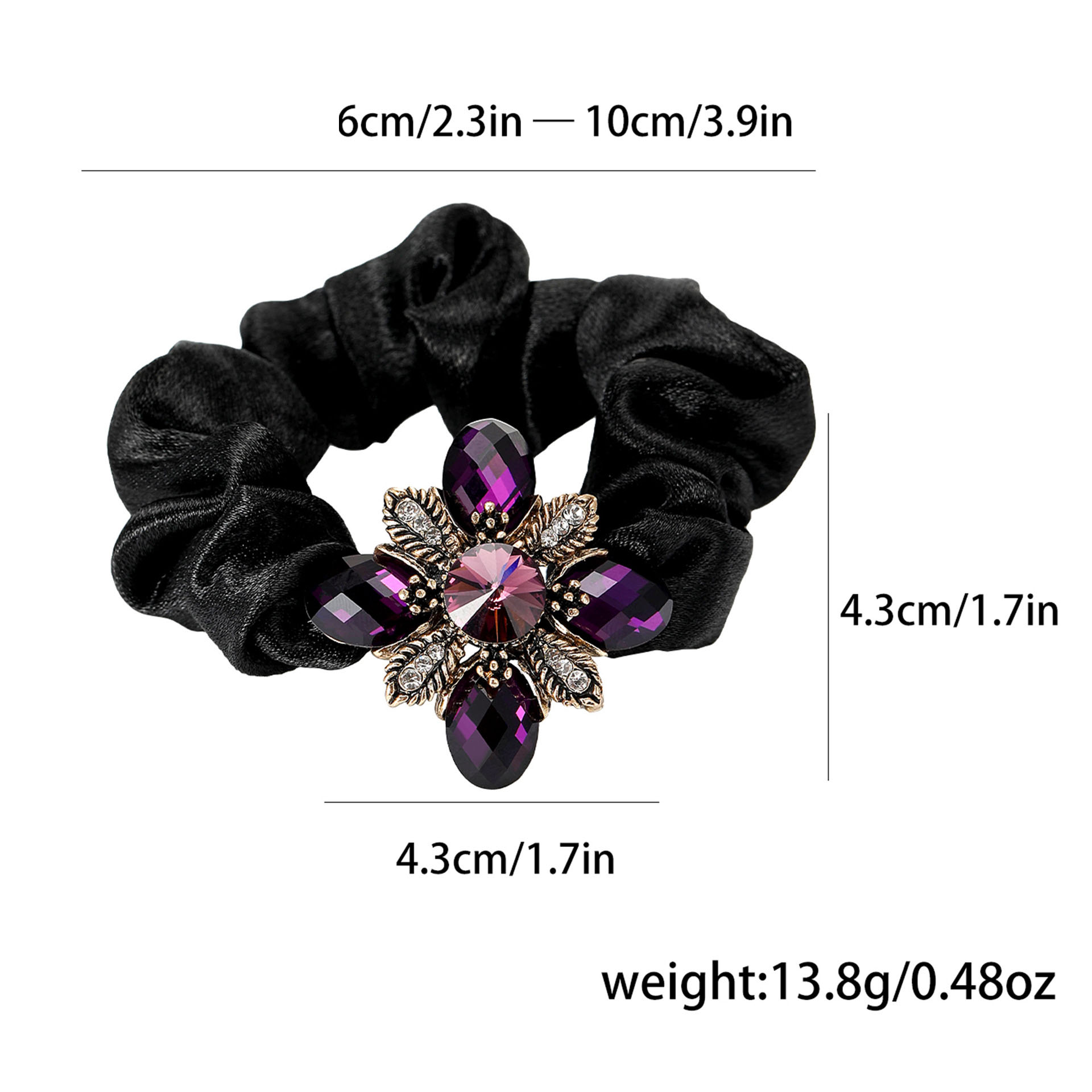 3:Purple hair jewelry elastic