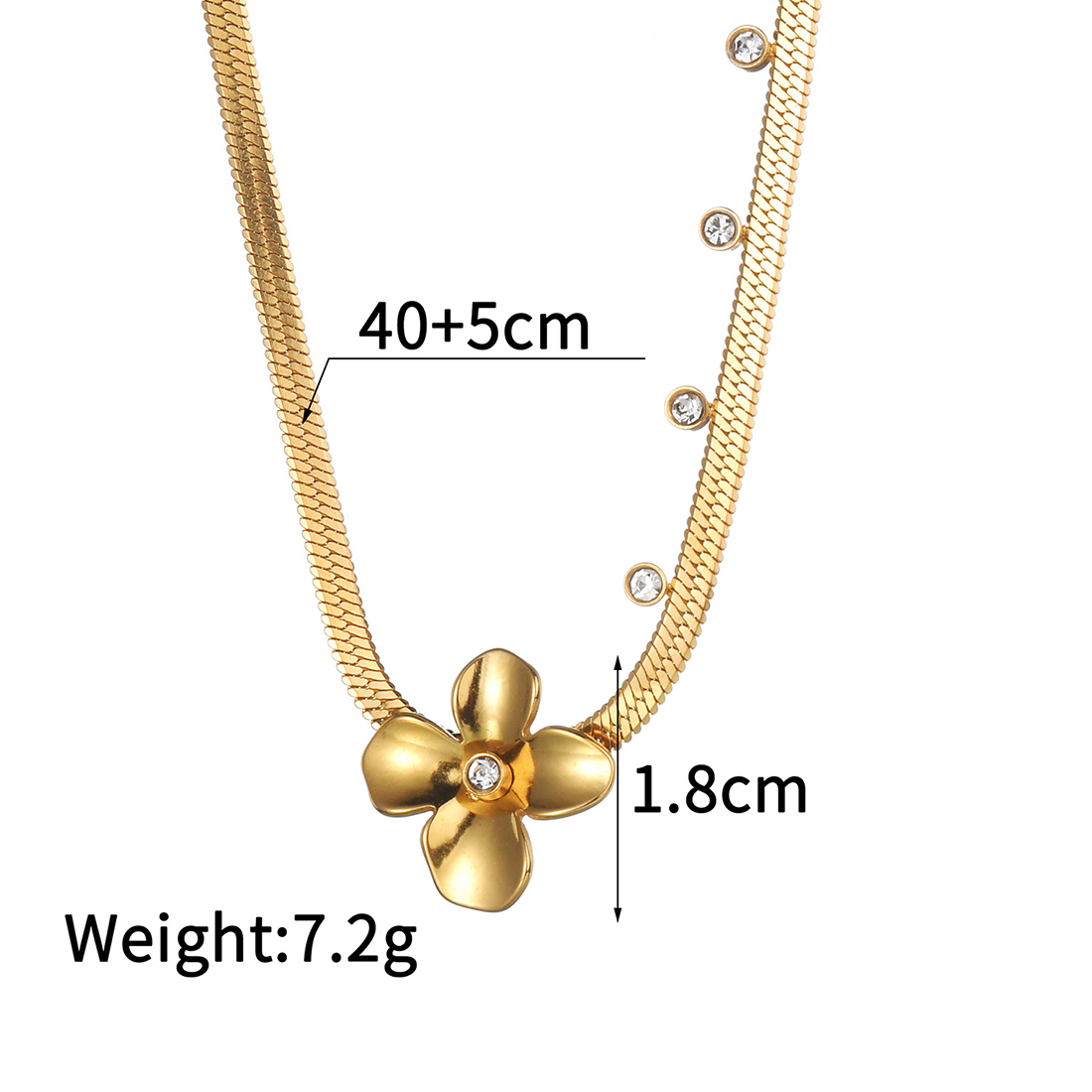 B necklace 40cm
