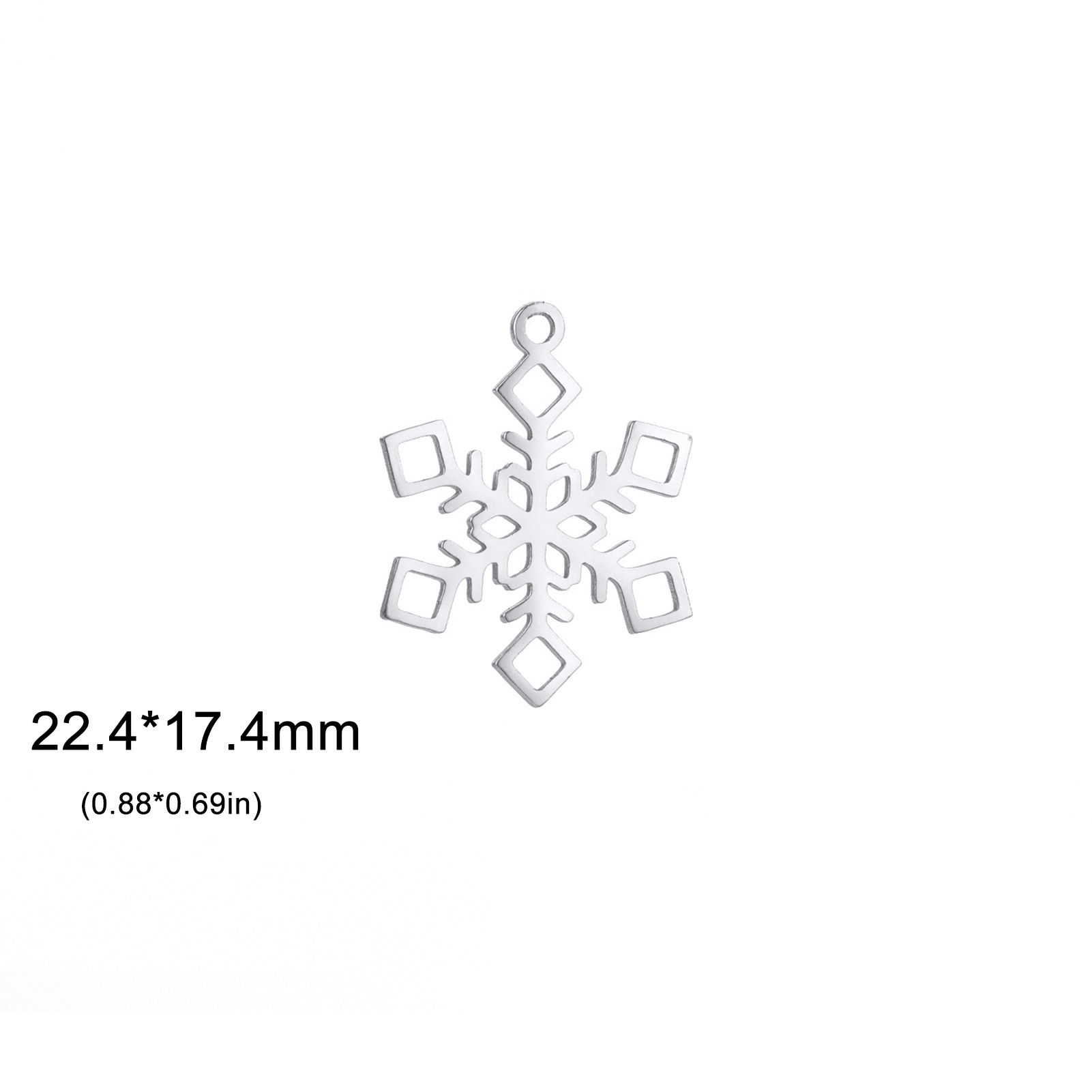 5:Steel color - Snowflake 1