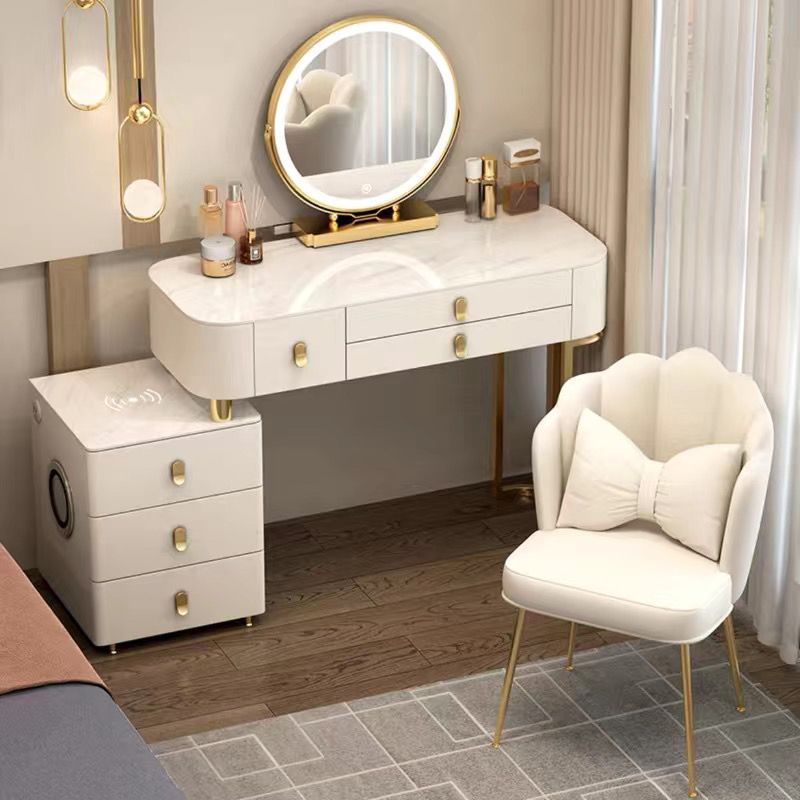 Rock 100 table   rock cabinet   rotating mirror   petal chair