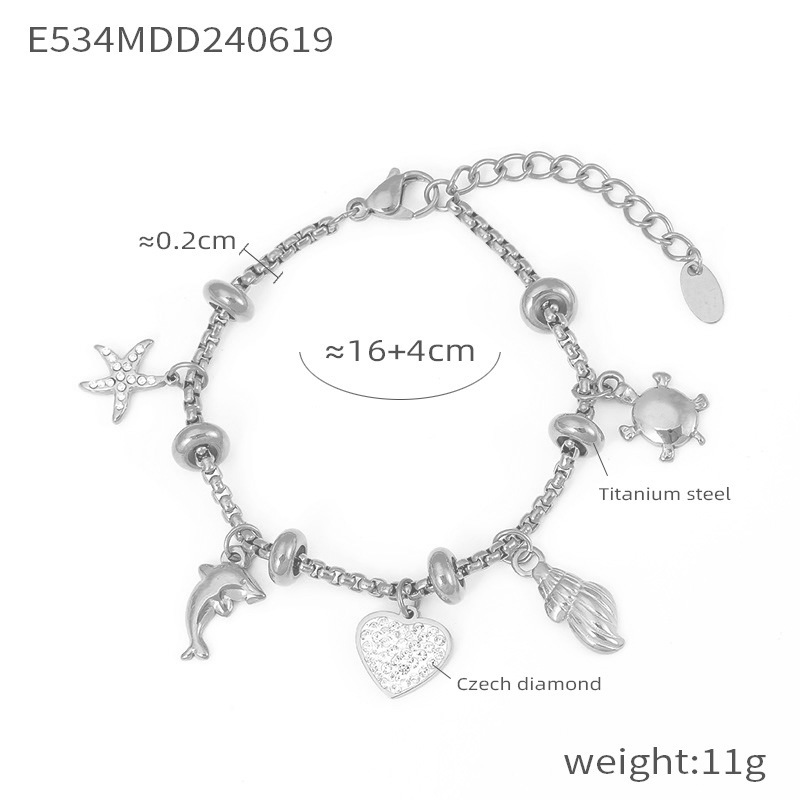 E534- Steel bracelet