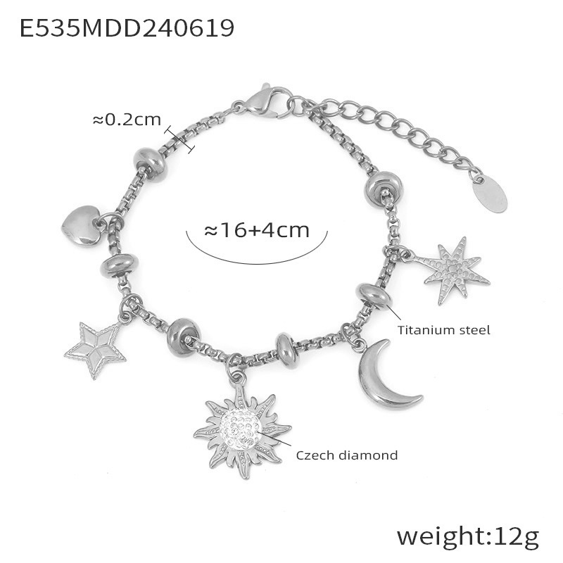 6:E535- Steel bracelet