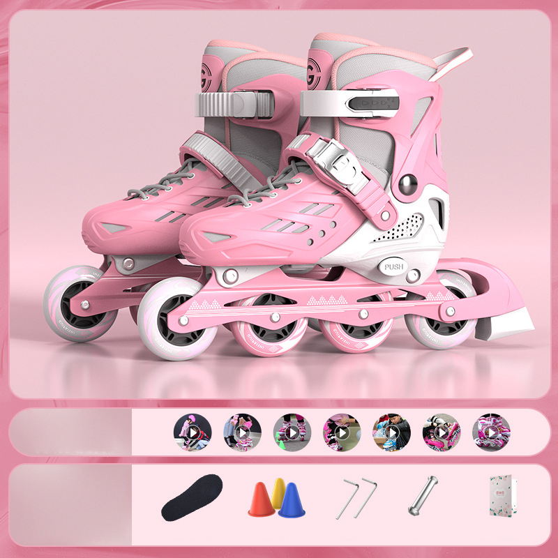 Princess Pink Double buckles - Roadblock Kit with tools - Eight rounds full flash