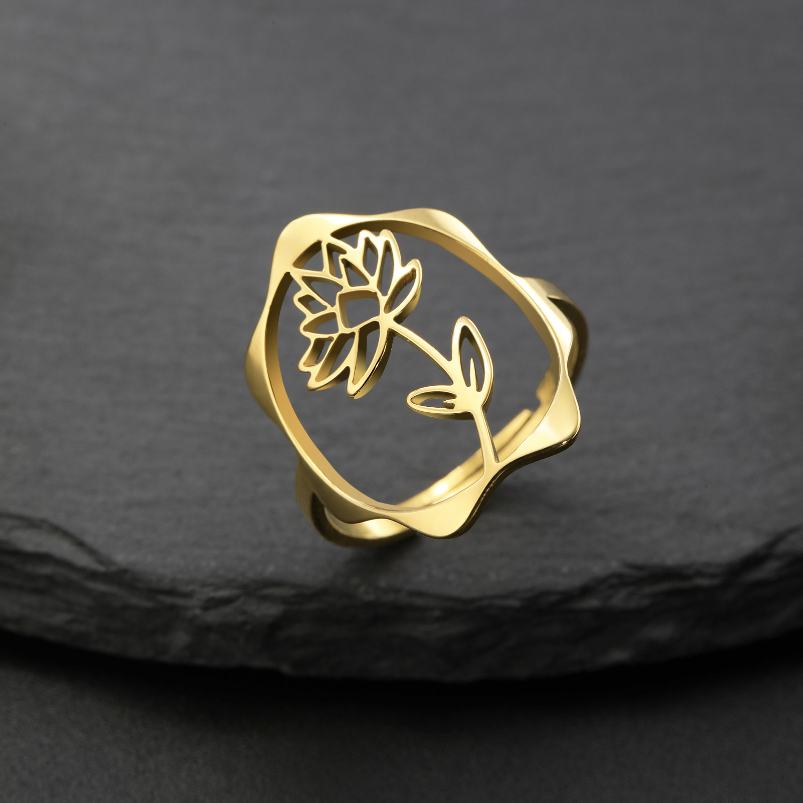Golden - Lotus Flower