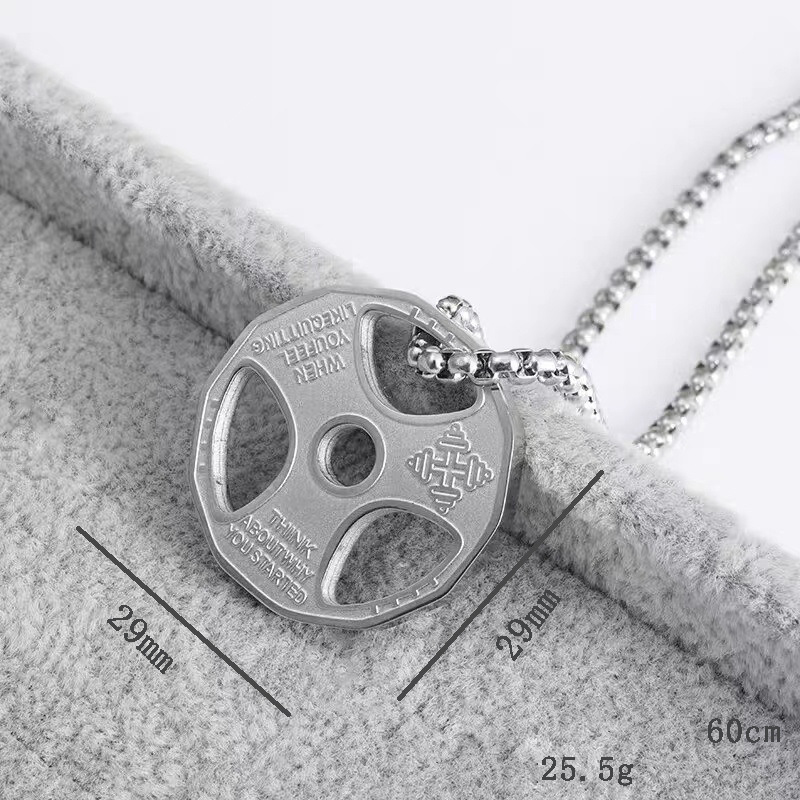 silver Necklace -60cm