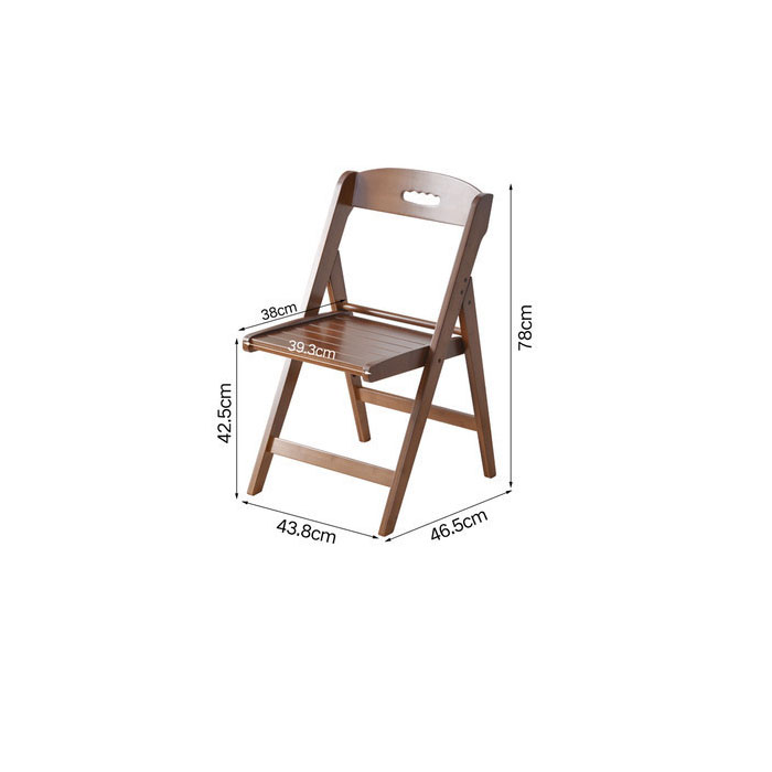Large folding chair tea color