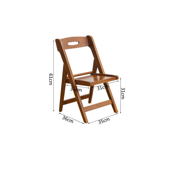 Small folding chair tea color