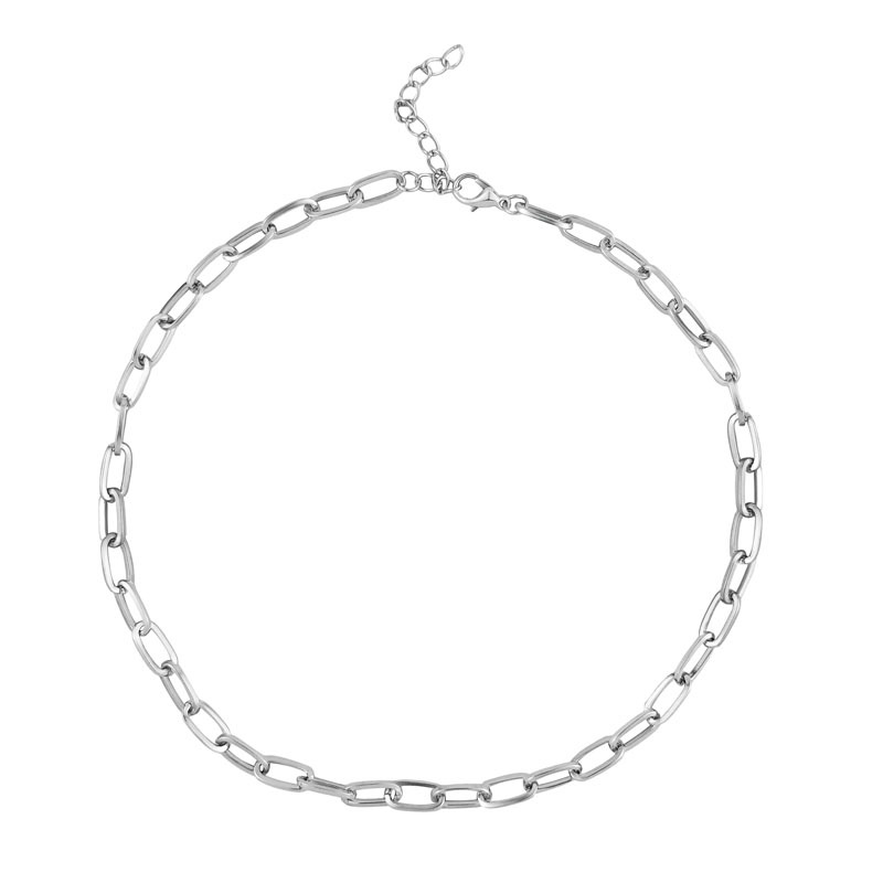 2:Silver necklace