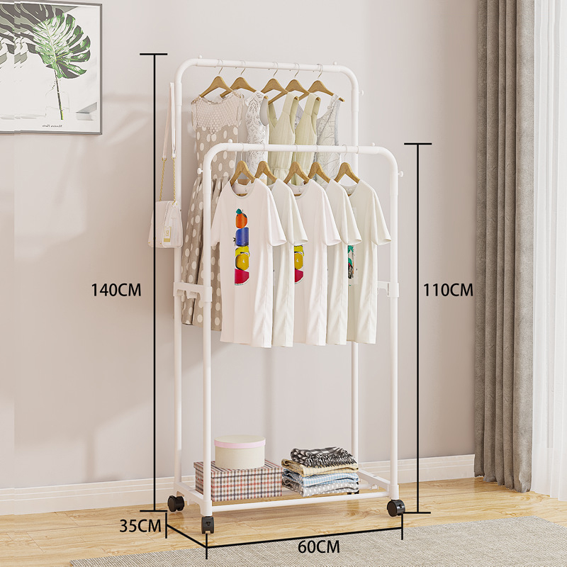 Double pole single layer 60cm- white