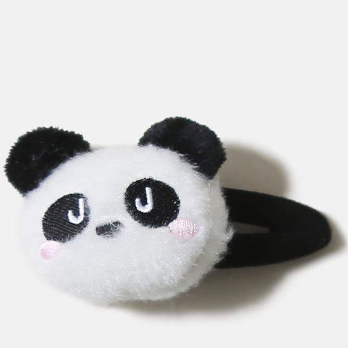 Panda hair clip
