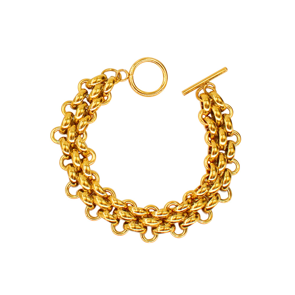 Gold bracelet 18cm