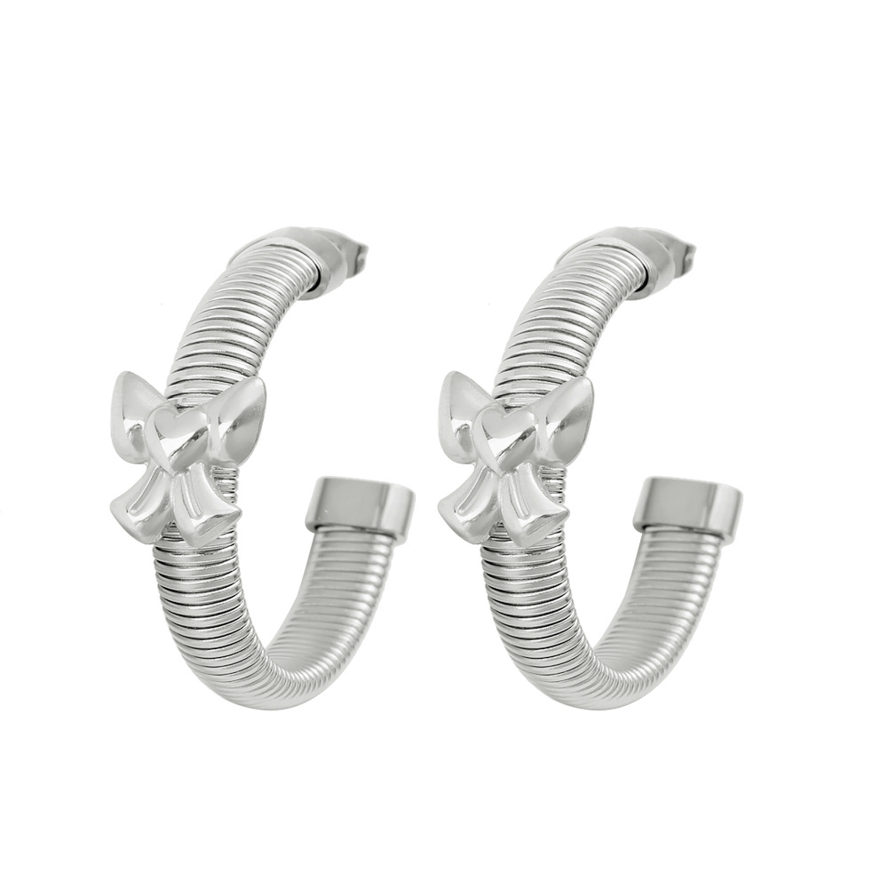 11:CK5058MM steel earrings