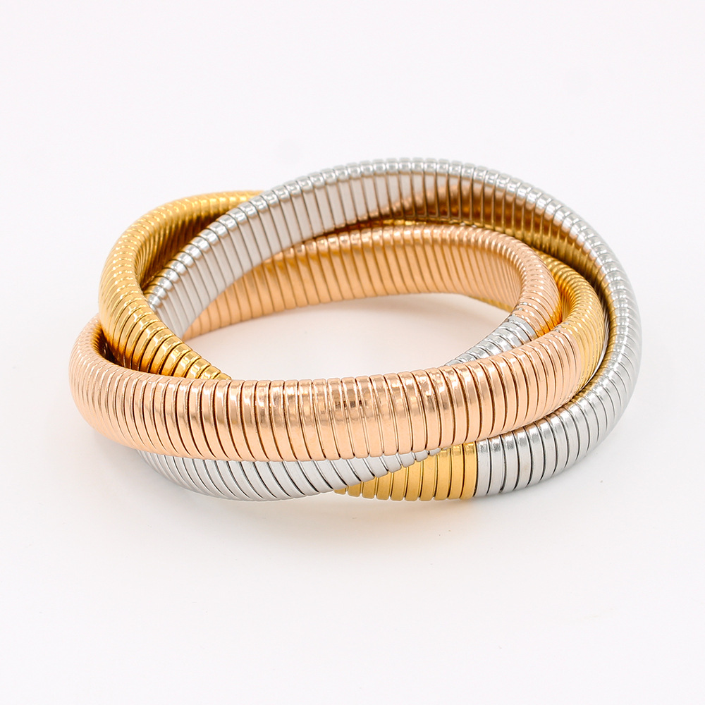 Rose Gold - Steel - Gold 18cm (ring 5.7cm)