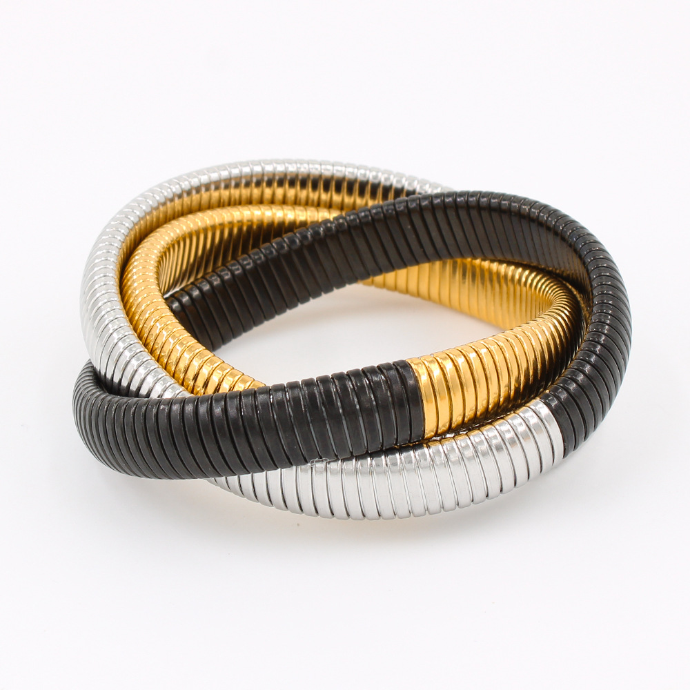 Black-steel-gold 20cm (ring mouth 6.2cm)