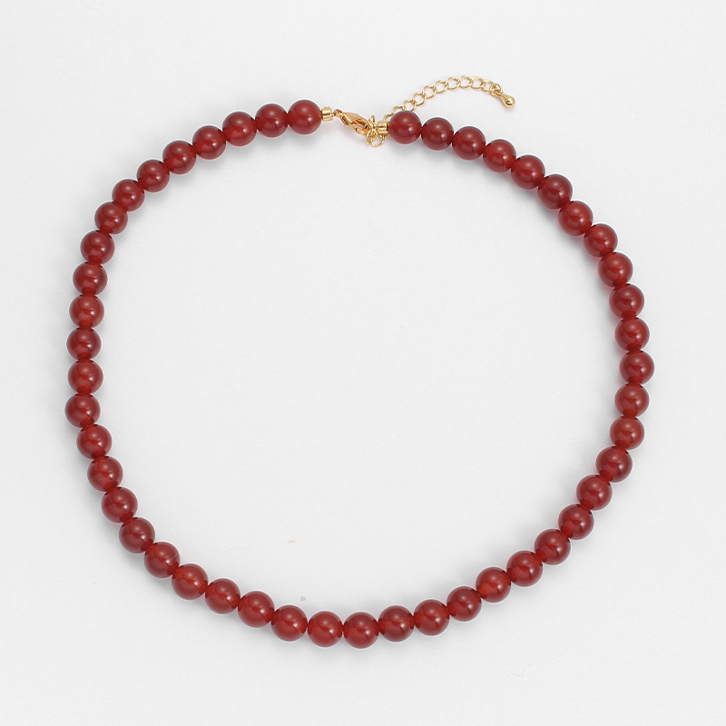 8mm red agate