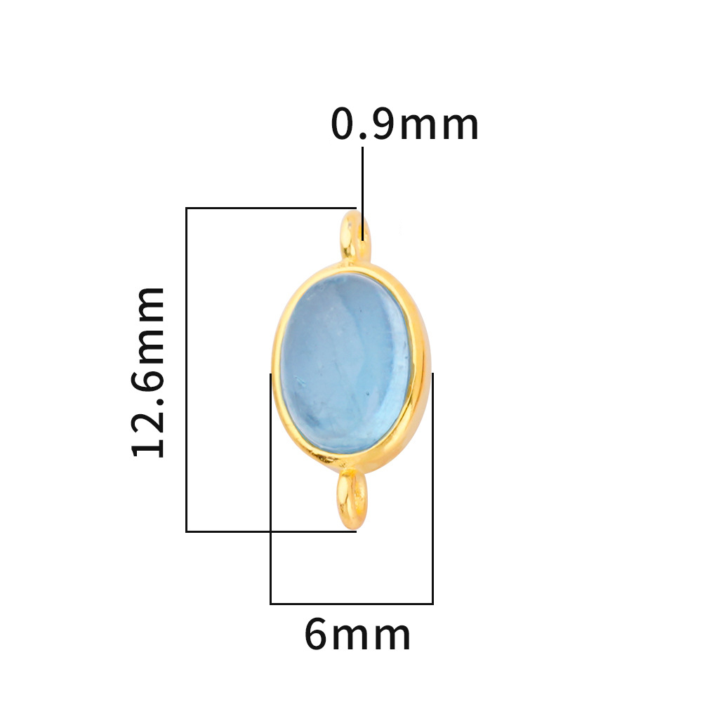 A yellow gold (Aquamarine)