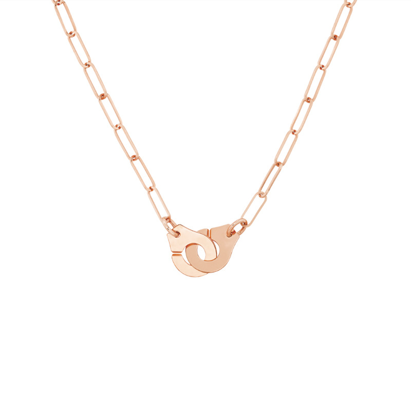 Rose gold necklace 45cm