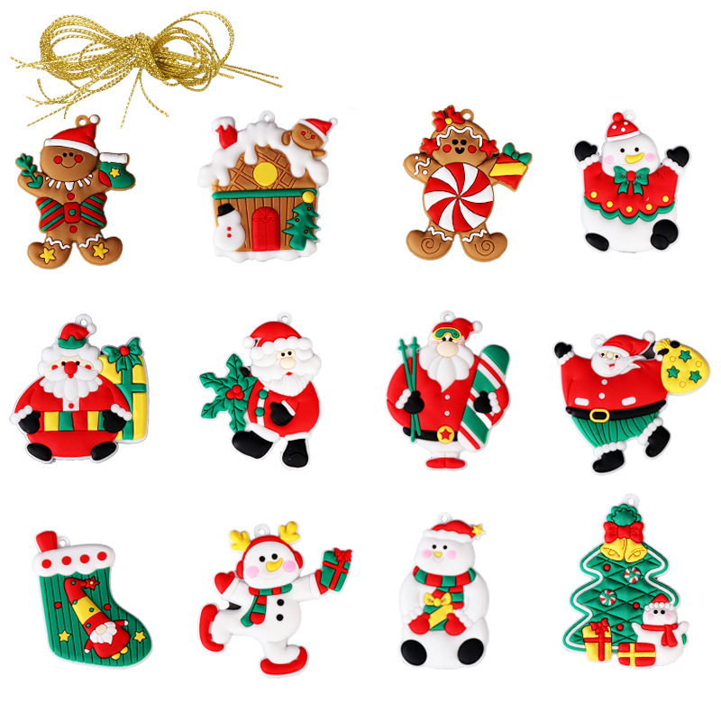 Santa set of 12