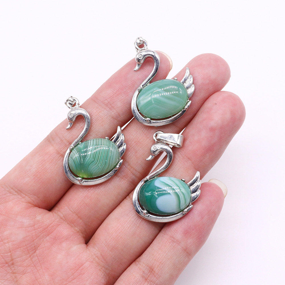 9 Green Lace Agate