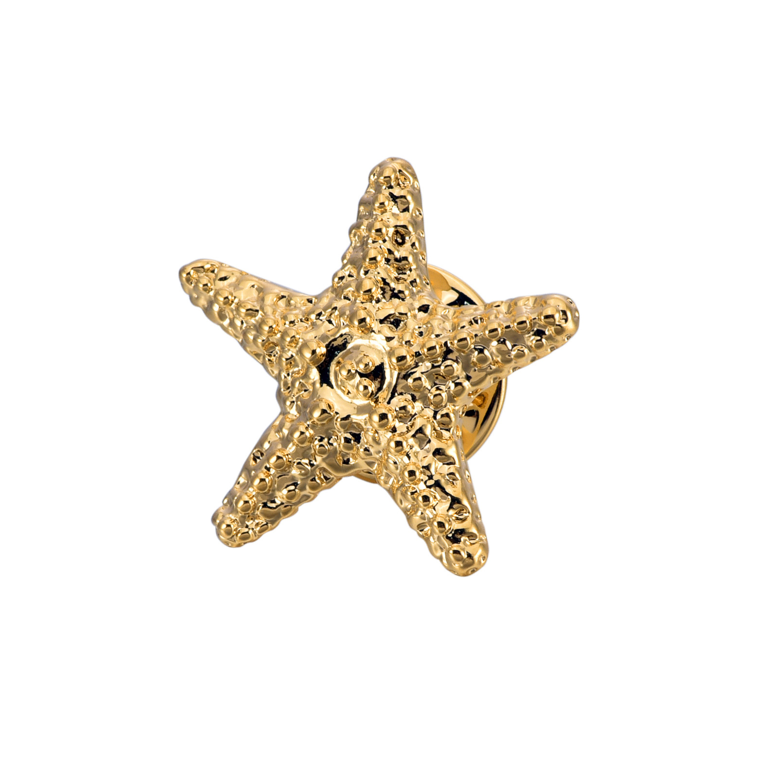 K Gold starfish brooch 1