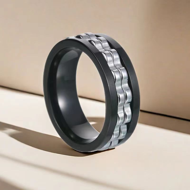 1:Black steel color