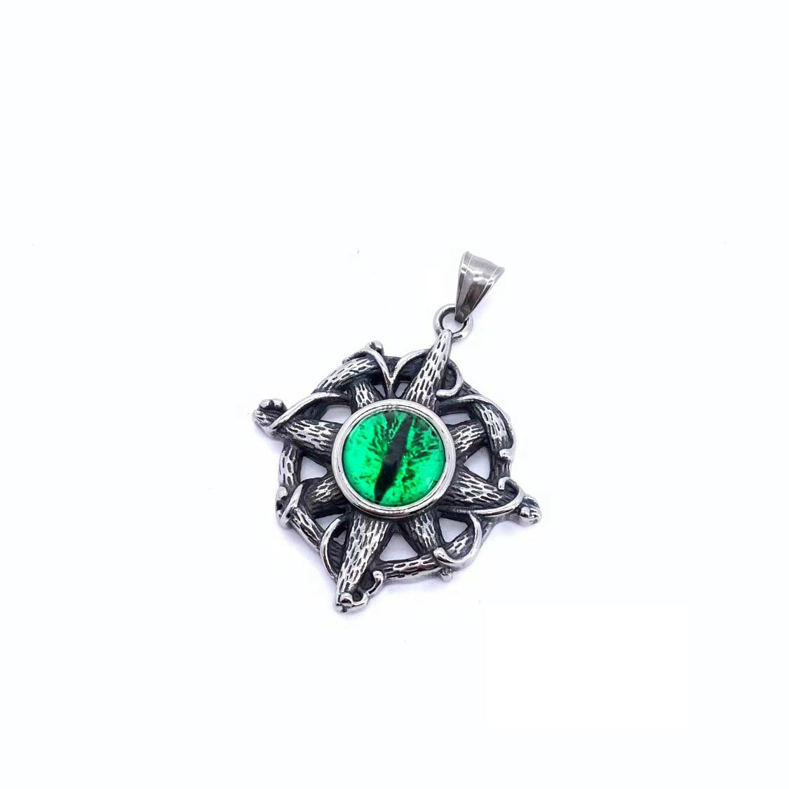 3:Green-eye single pendant ( excluding chain )