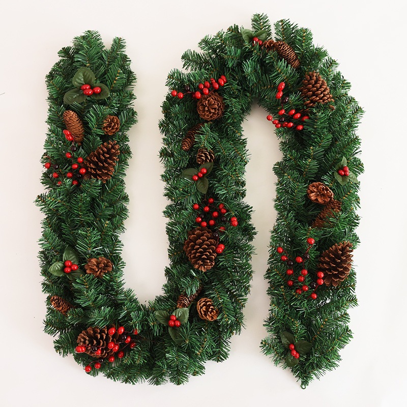 2.7m large pinecone red vine