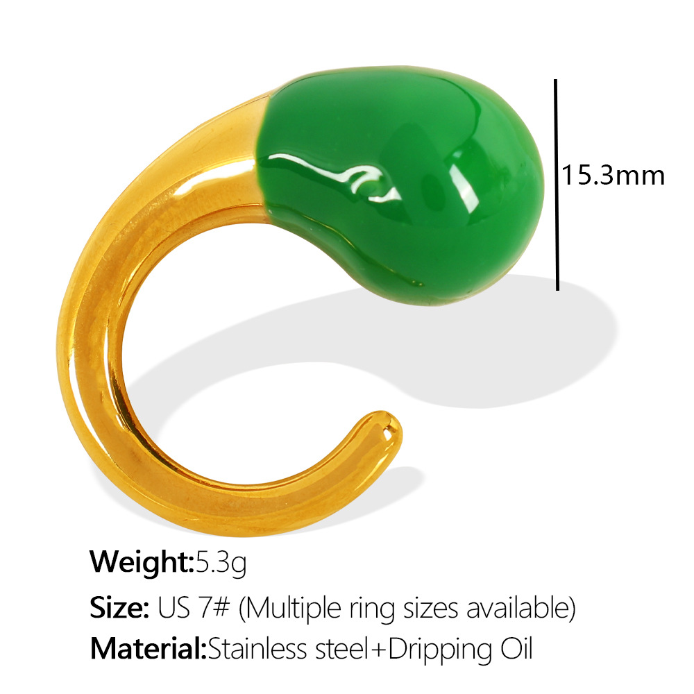 Green drop oil golden