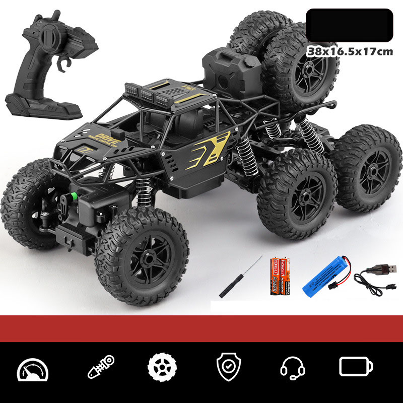 TQ-5 Black 2.4G eight-wheel six-drive