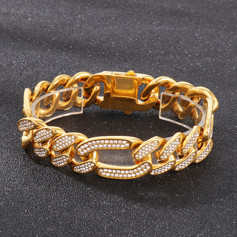 4 Bracelet 200x16mm gold