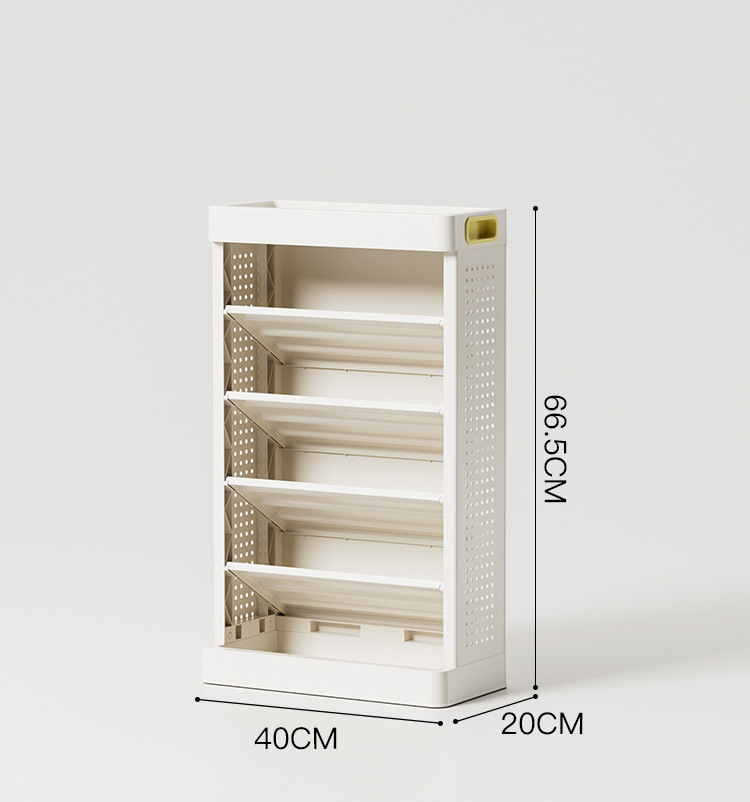 Side bookshelf -5 floors - Base model - No drawers, no wheels