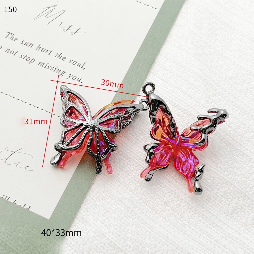 1:Big red butterfly/Gun black