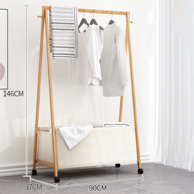 Cloth coat stand 90 length [plus wheel]