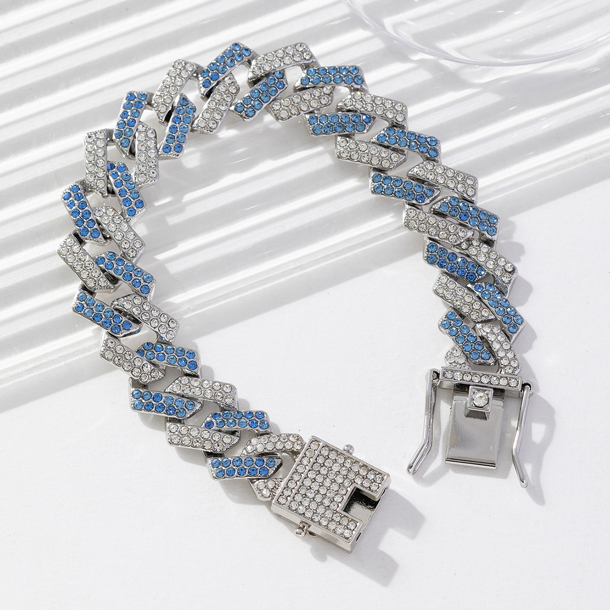 4:Silver Blue (Bracelet) 8inch(20cm)