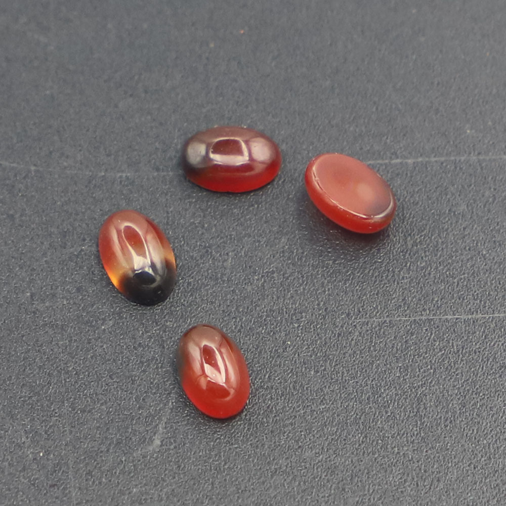 27:Black pattern red agate