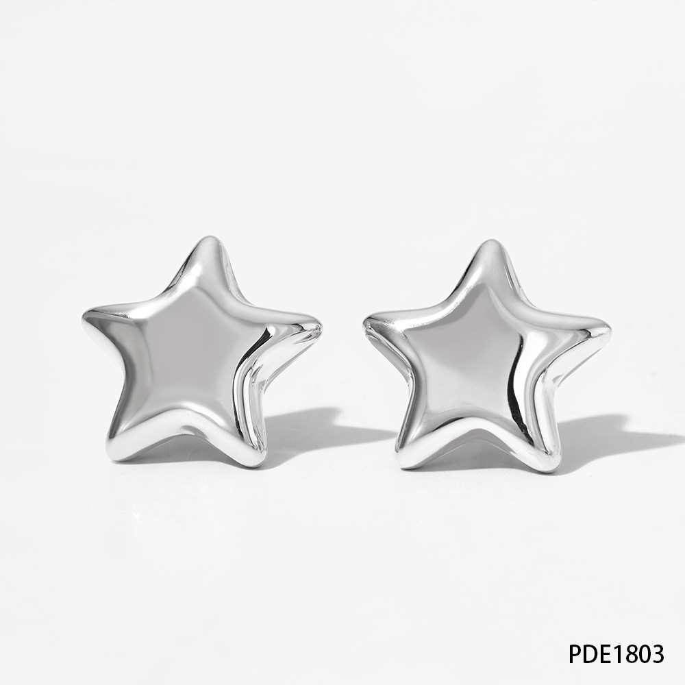 silver earrings