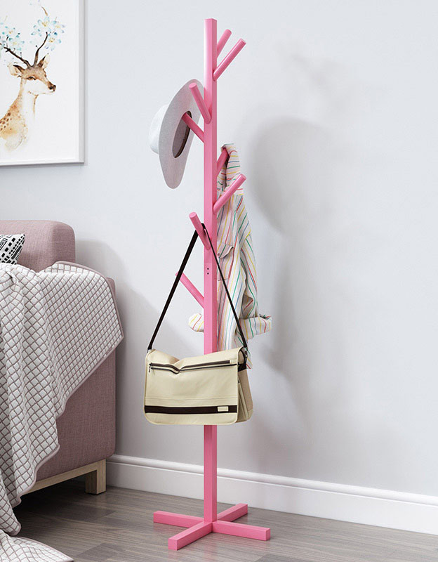 Bamboo Cross hat stand - pink